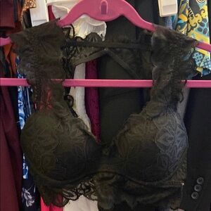 Elegant Black Lace Bra